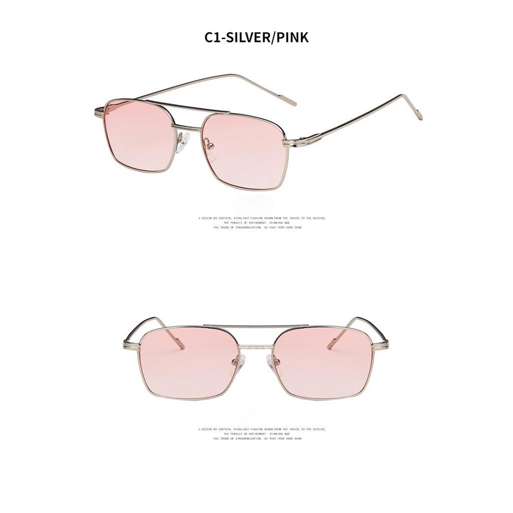 Kính Mát Gọng Kim Loại Phong Cách Retro Hàn Quốc 2021