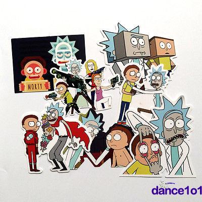 Bộ 35 miếng dán trang trí chống thấm nước hình anime