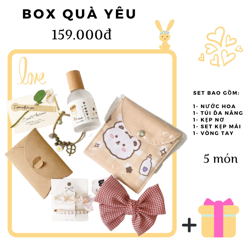 Set quà tặng sinh nhật💖 set quà yêu thương, 1 box gồm 2-6 món quà dễ thương | BigBuy360 - bigbuy360.vn