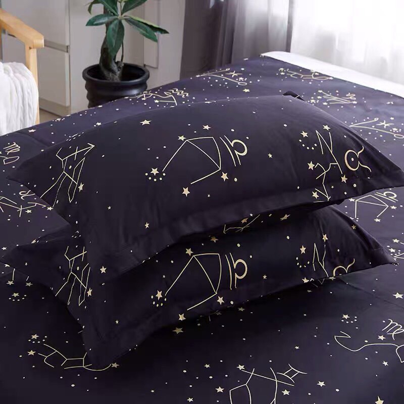 Vỏ Gối Nằm Cotton Poly Có Khóa Kéo - Happy Bedding