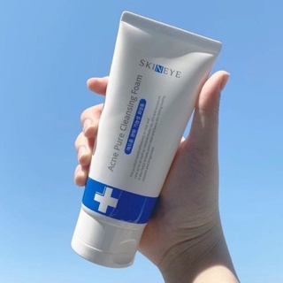 Sữa rửa mặt cho da mụn, giảm Mụn acne pure cleansing foam - Skineye 120ml