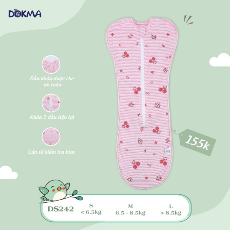 Nhộng kén kéo khóa Dokma DS242 (Nhộng chũn)