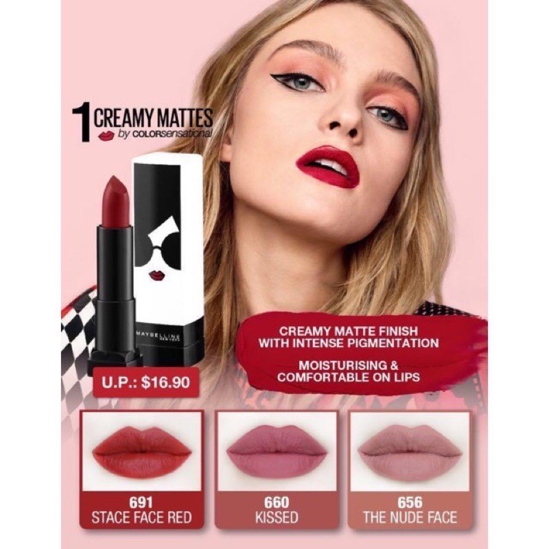 Son Lì Maybelline New York Alice Olivia Limited Edition Creamy Matte Lipstick