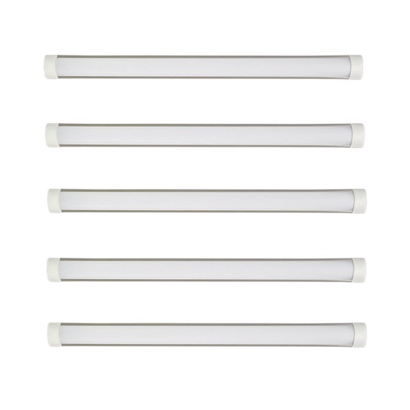 Bộ 5 đèn tuýp led bán nguyệt trắng 120cm 36w.