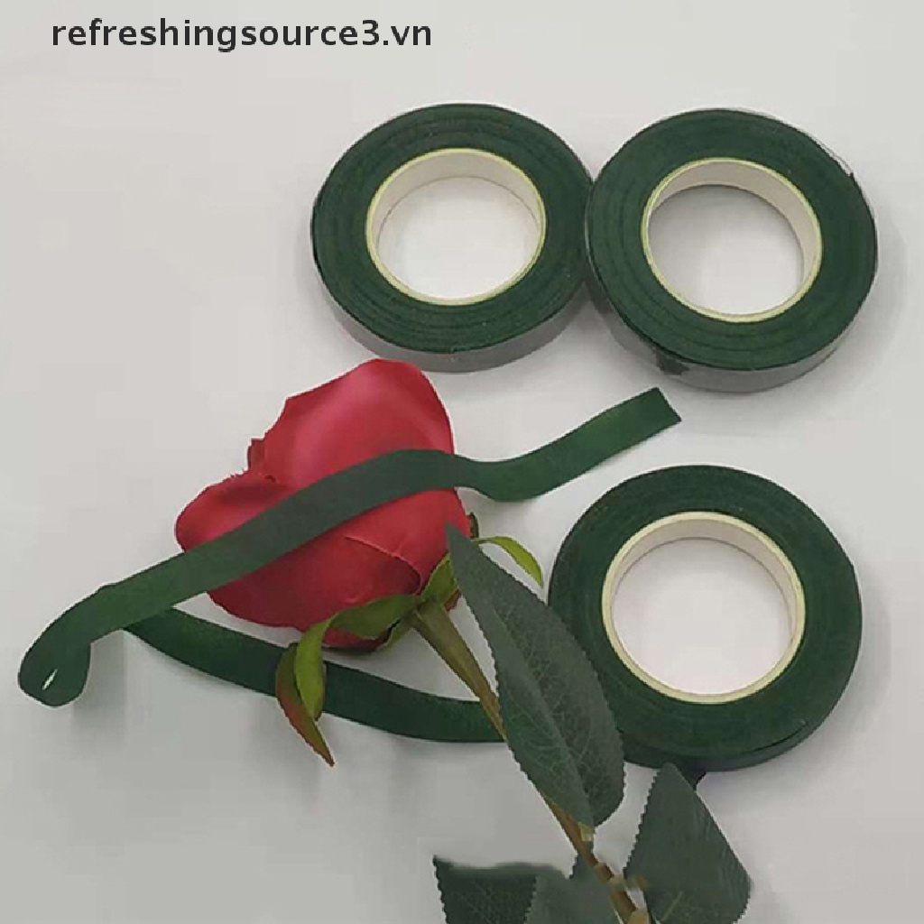 Cuộn Băng Keo Giấy 30m Màu Xanh Lá Cây Dùng Trang Trí DIY