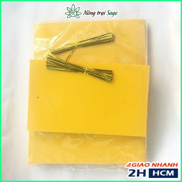 Miếng Dán Bẫy Côn Trùng Siêu Dính, Màu Vàng 20x25cm