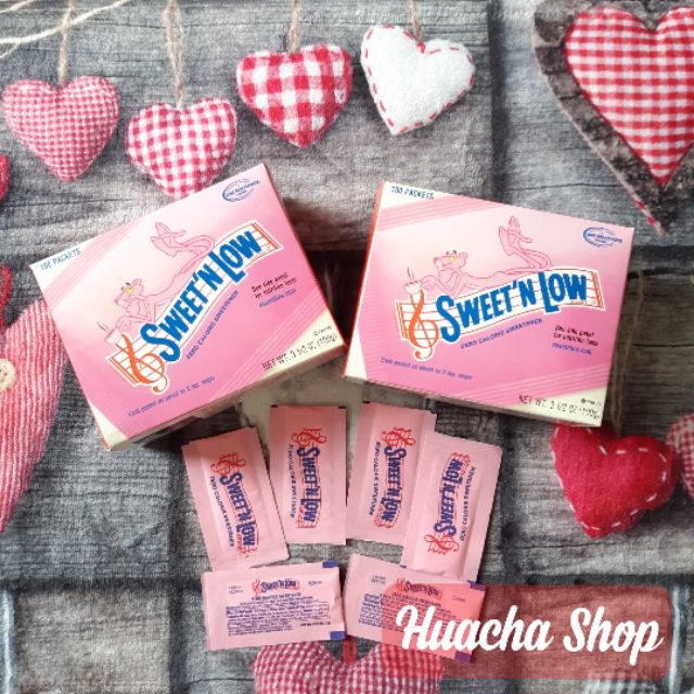 🌸[CHÍNH HÃNG] Đường Ăn Kiêng SWEET N LOW (Hộp 100 gói - USA)