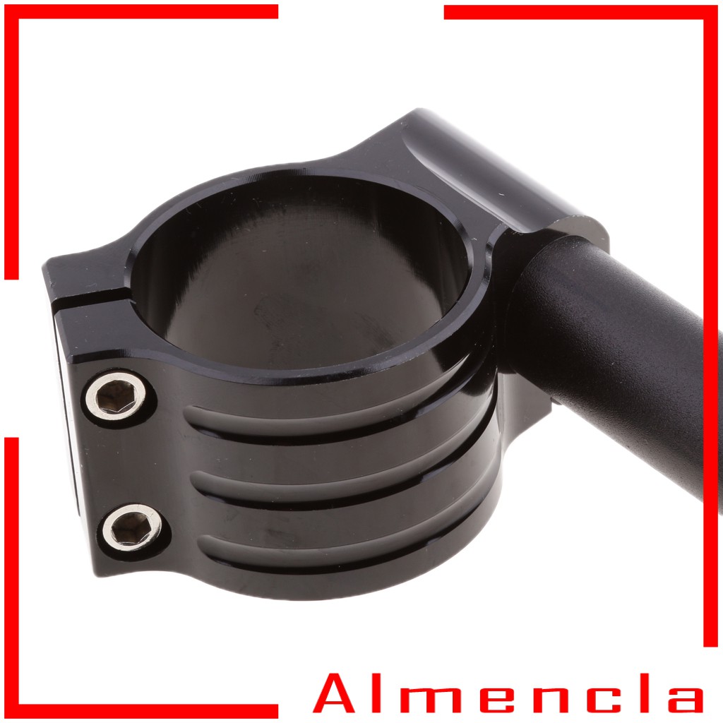 Tay cầm dạng kẹp ghi đông 48mm CNC màu đen dành cho xe máy/xe đạp