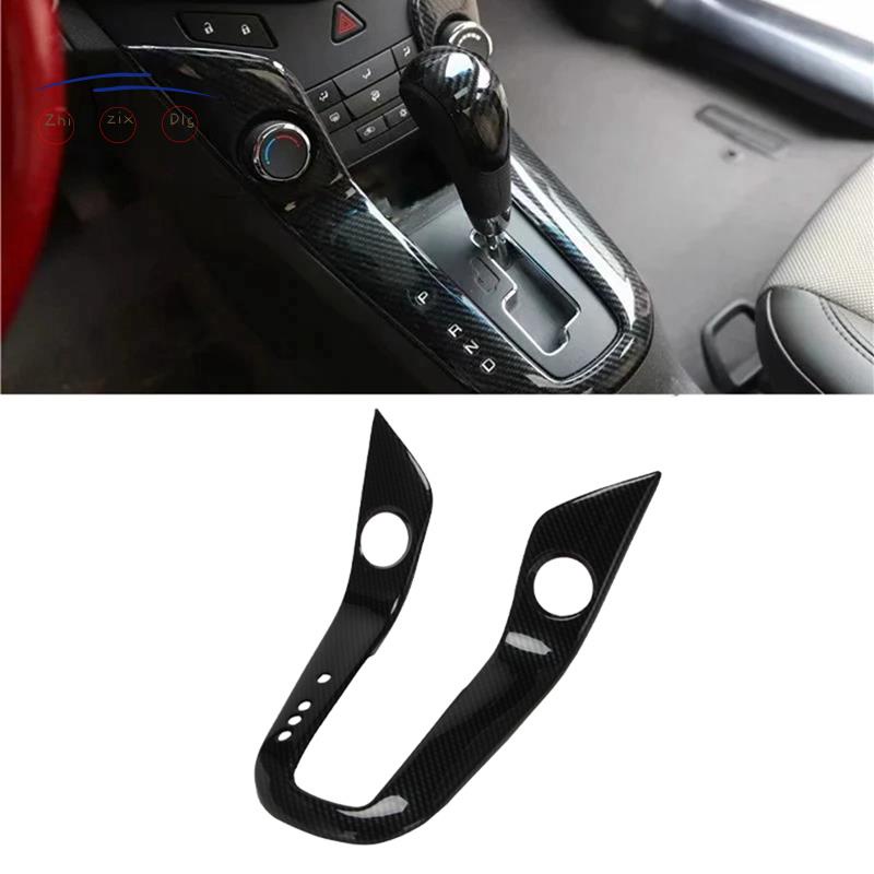 Ốp bọc cần số xe hơi bằng sợi carbon cho Chevrolet Cruze 2009-2015