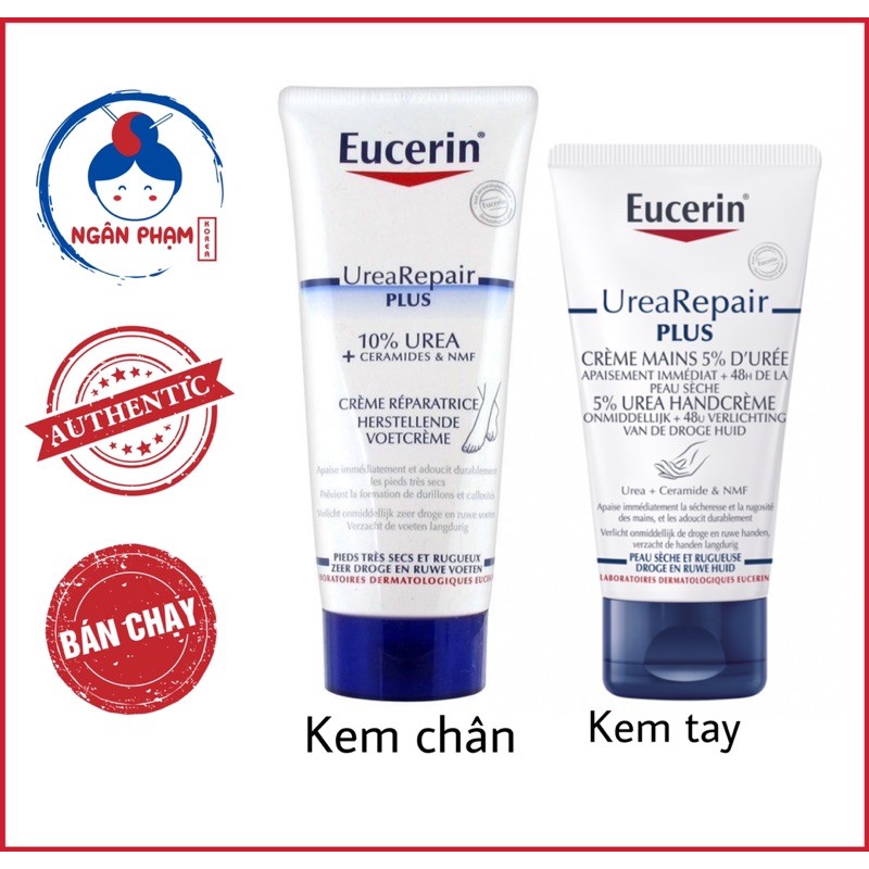 [Bill Pháp] Kem Dưỡng Da Tay, Da Chân Eucerin