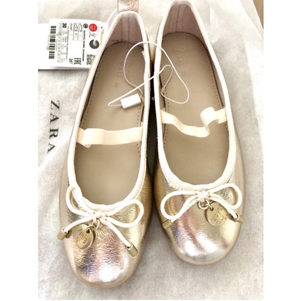 Giày búp bê bé gái Zara auth size 28