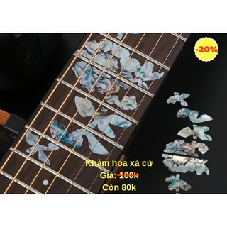 Khảm decal cần đàn, khảm trai