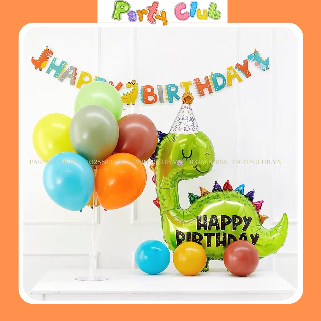 Bóng hình khủng long sinh nhật mẫu mới