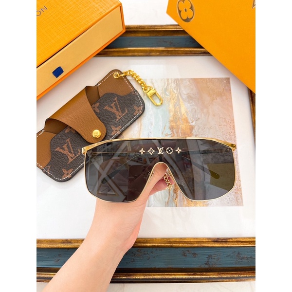 Kính râm chống tia uv 9 màu cho nam và nữ Louis Vuitton LV cao cấp mẫu mới thời trang phong cách
