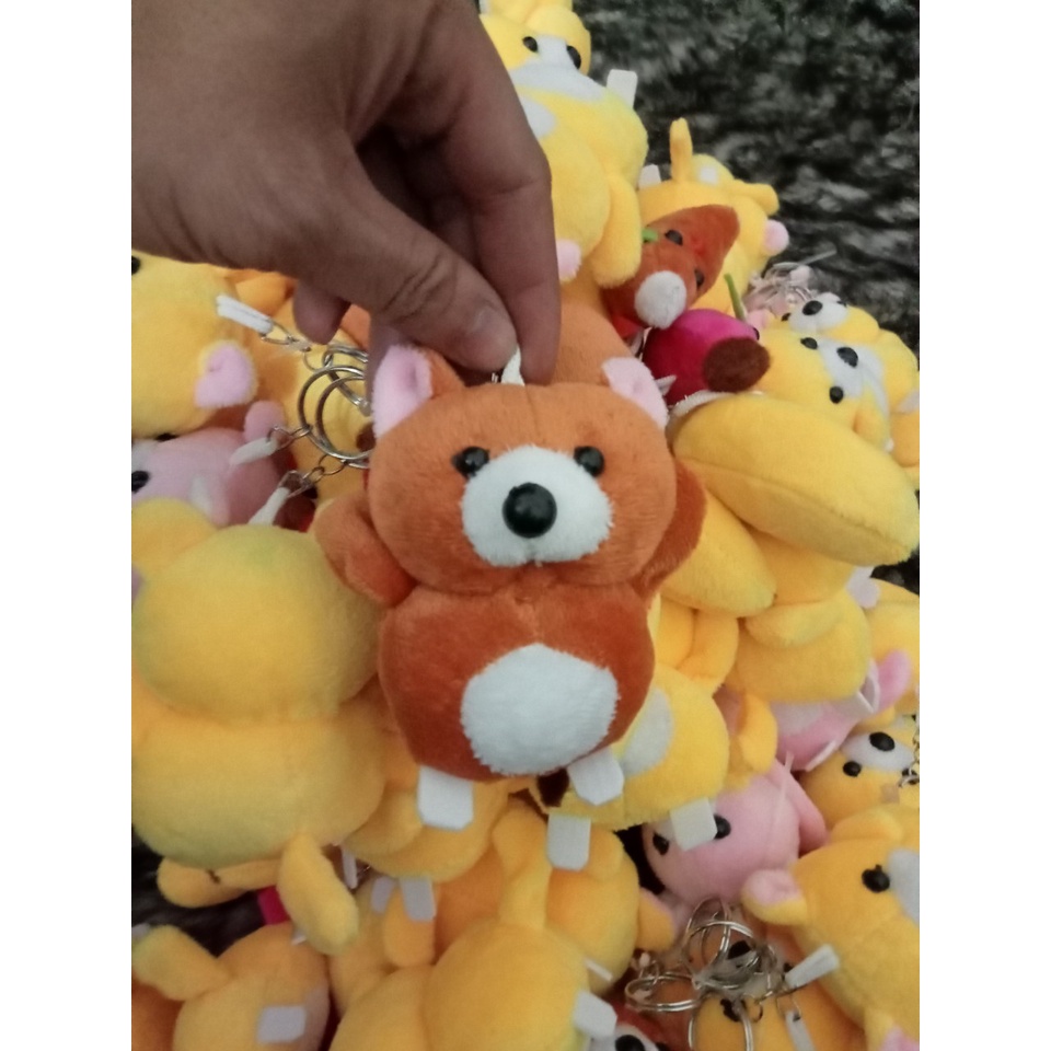 Gấu bông mini trang trí hình Gấu Bồng siêu dễ thương, cute, móc chìa khóa đa năng làm món quà sinh nhật ý nghĩa