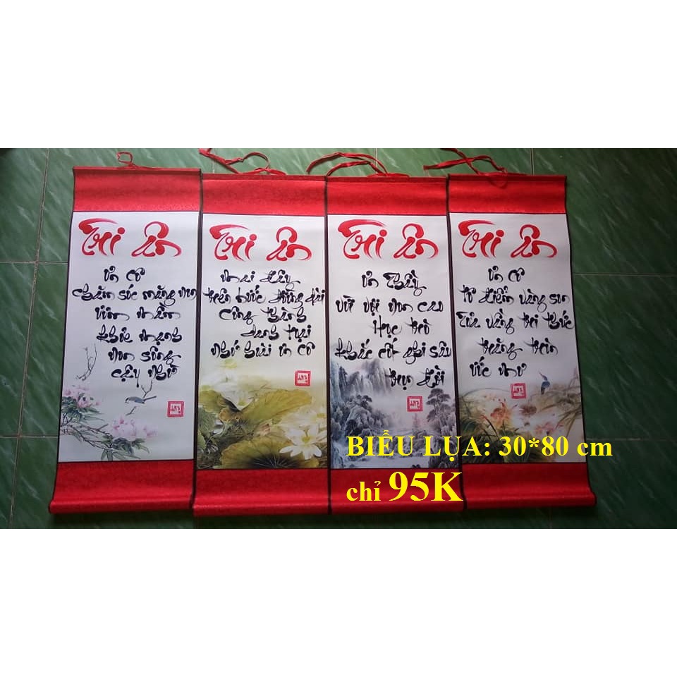 Tranh thư pháp tri ân thầy cô 20/11