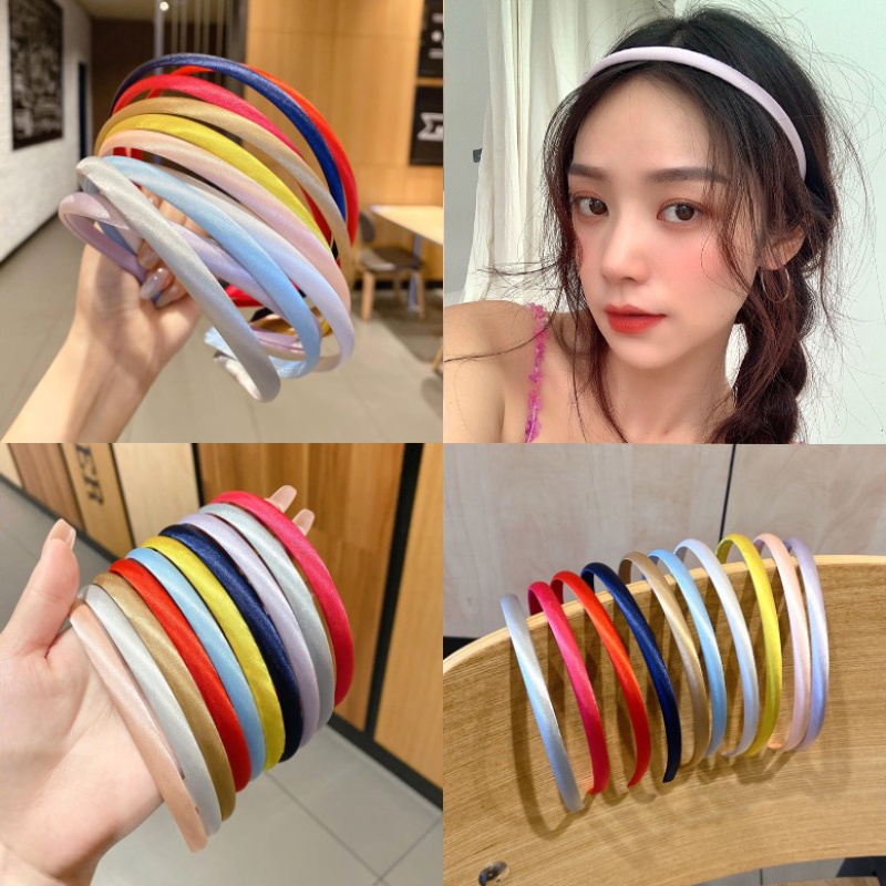 Cài tóc nhung màu sắc retro thời trang Hàn Quốc