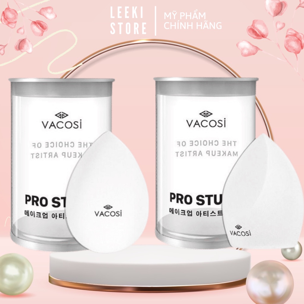 Bông Phấn Nền Giọt Nước Vacosi Prs Pro Flat Blender - PH01/PH02/PH03/PH04/PH05