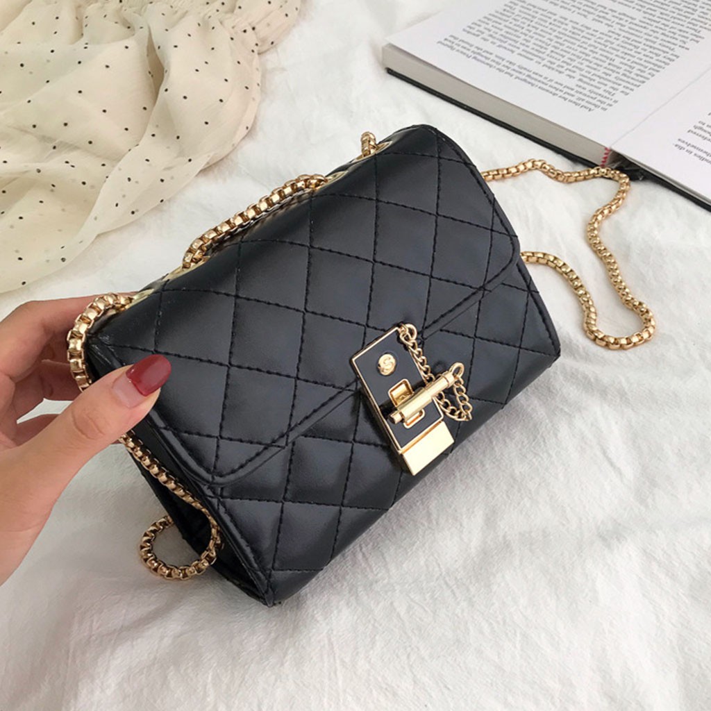 Túi Xách JADENTX06 Túi Đeo Chéo Nữ Thêu Caro, Da Mềm, Chốt Khóa Cách Điệu Sản Phẩm Chính Hãng JADEN STORE (5 Màu) | BigBuy360 - bigbuy360.vn