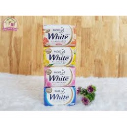 Bánh xà phòng tắm KAO white 130g Nhật Bản hương hoa hồng, hoa ly, chanh, hương sữa