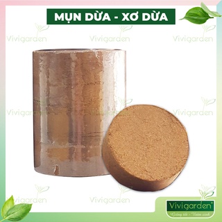 Block 4 viên MỤN DỪA NGUYÊN CHẤT TRỒNG RAU MẦM
