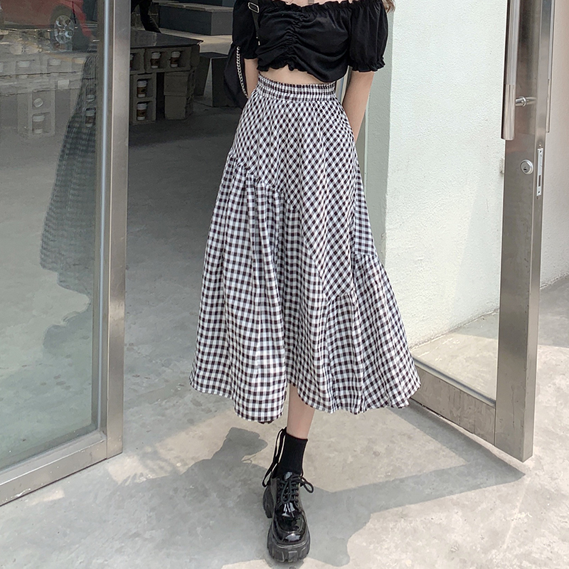 Chân Váy Dài Họa Tiết Caro Nhiều Màu Thời Trang Cho Nữ | BigBuy360 - bigbuy360.vn