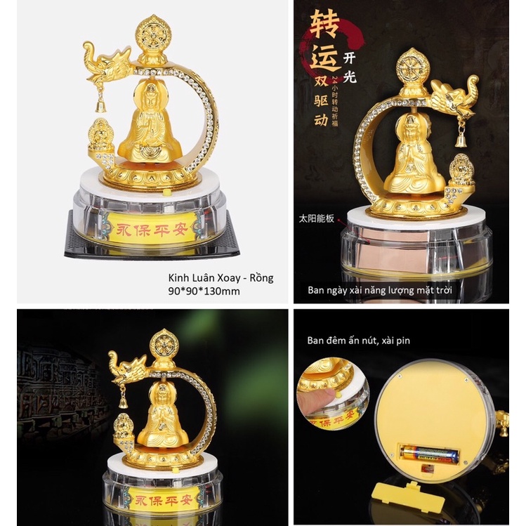 kim luân rồng xoay bằng năng lượng mặt trời (bin)