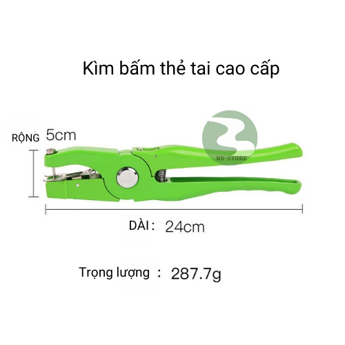 Kìm bấm thẻ tai heo Dương Ninh Nhiều kích thước KT15