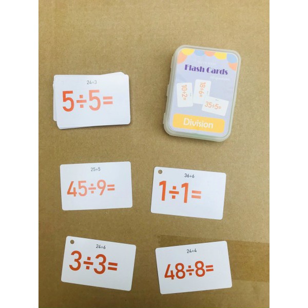 Đồ chơi toán học - Flash Card Học Toán Cho Bé Với Các Phép Tính: Cộng, Trừ, Nhân, Chia, Chữ Số - Dreamworld