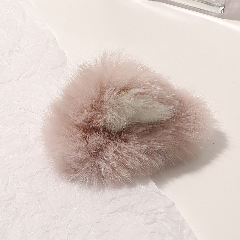 Kẹp Tóc Hình Tai Mèo Phối Lông Đáng Yêu Cho Dịp Halloween