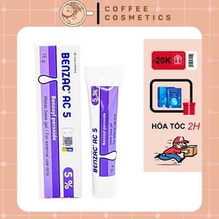 Kem ngừa mụn Benzac AC Benzoyl Peroxide - Galderma - coffeecosmetics