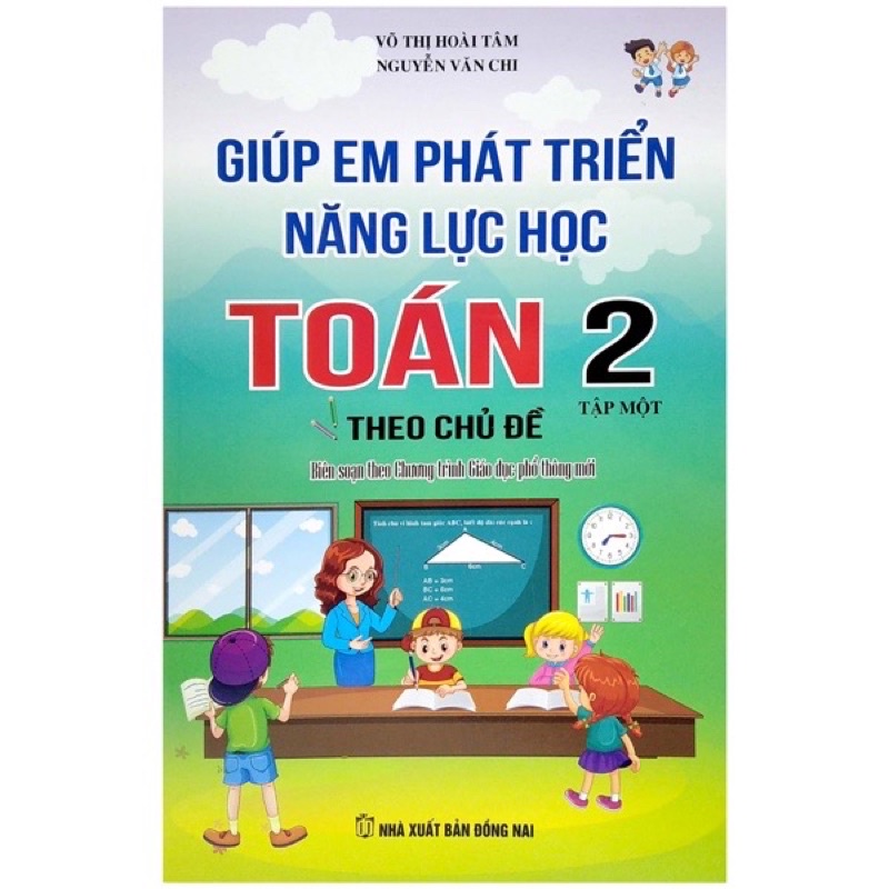 Sách - (Combo 2 tập) Giúp Em Phát Triển Năng Lực Học Toán 2 - Theo Chủ Đề