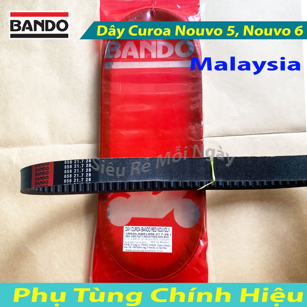 Dây curoa Bando Yamaha Nouvo 5, Nouvo 6 Malaysia