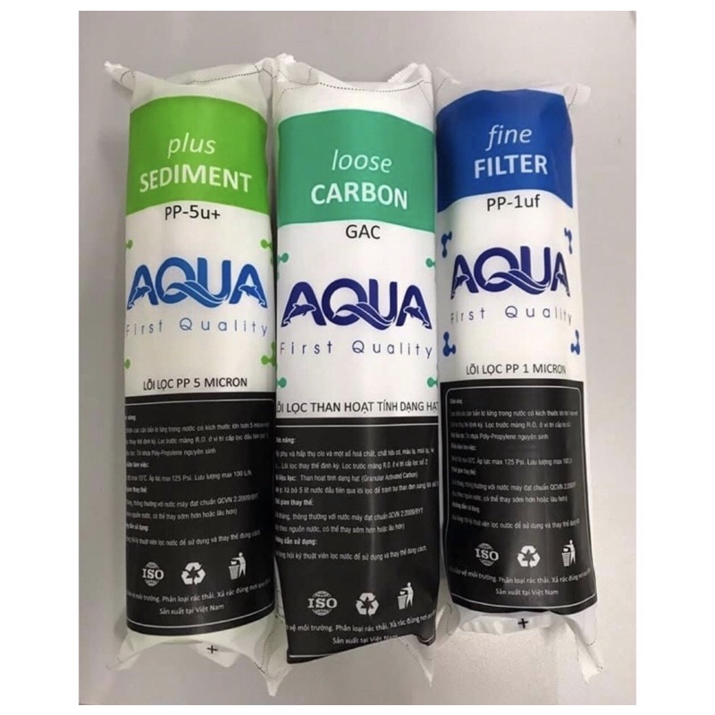 Bộ 3 quả lọc aqua giá rẻ chất lượng cao