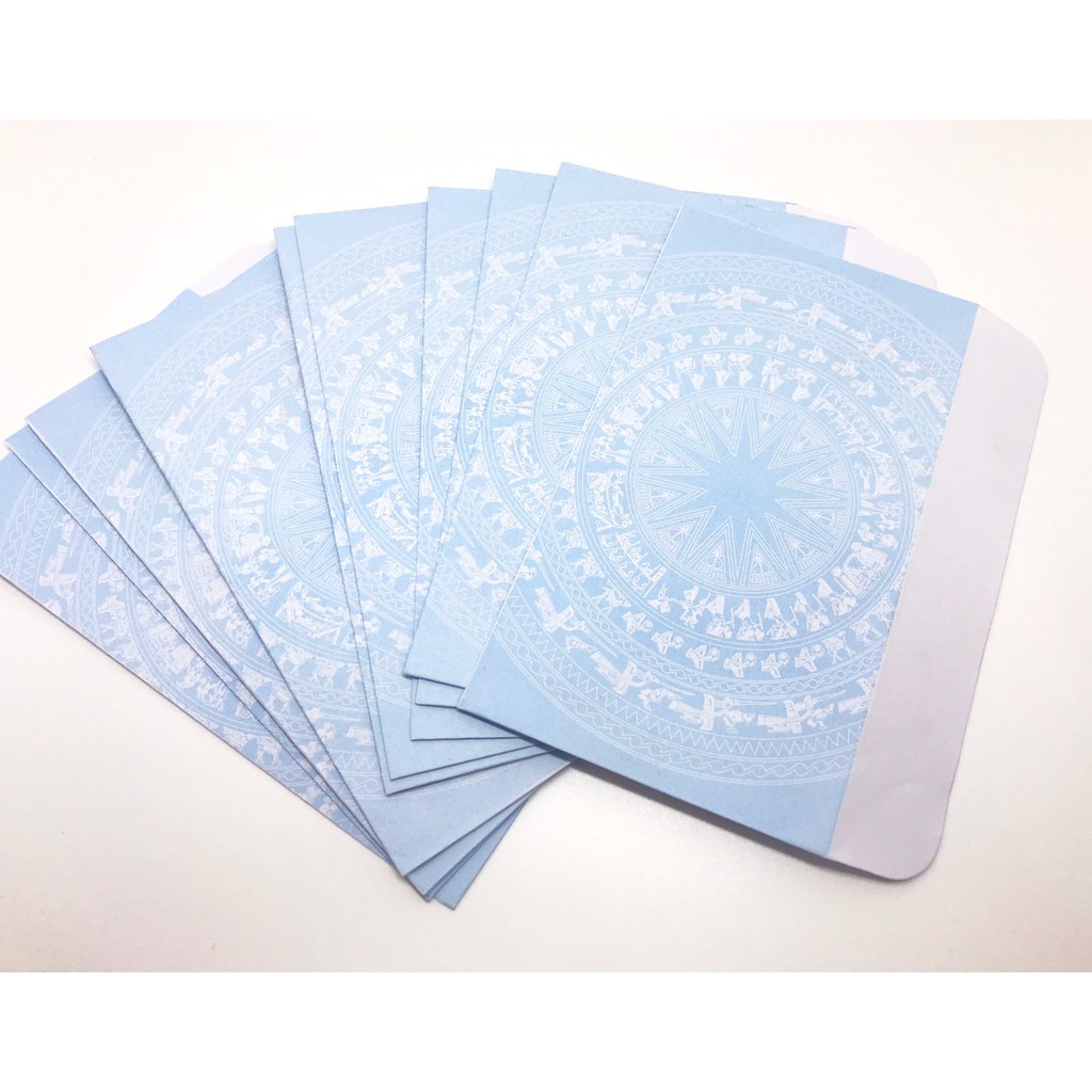 50 Phong Bì Trống Đồng - Phong Bì Thư - Bao Thư