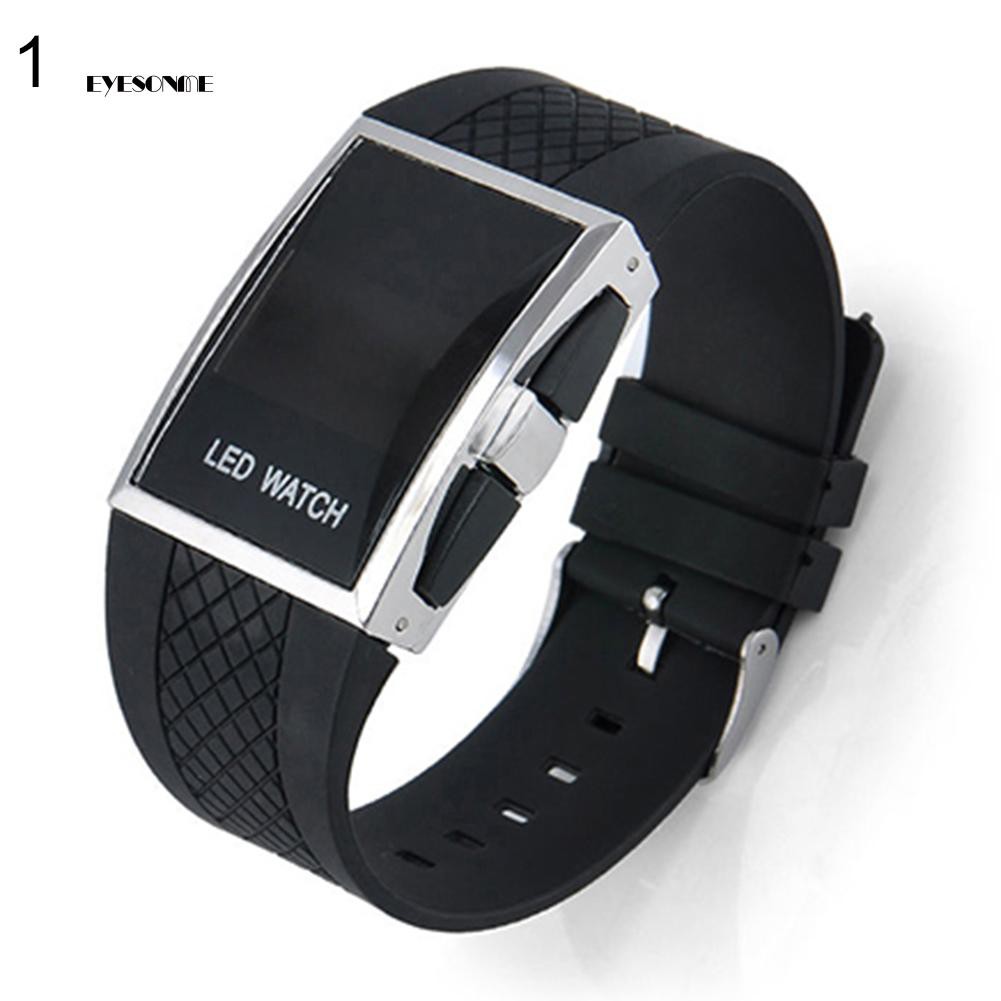 Đồng hồ điện tử mặt vuông cho nam và nữ