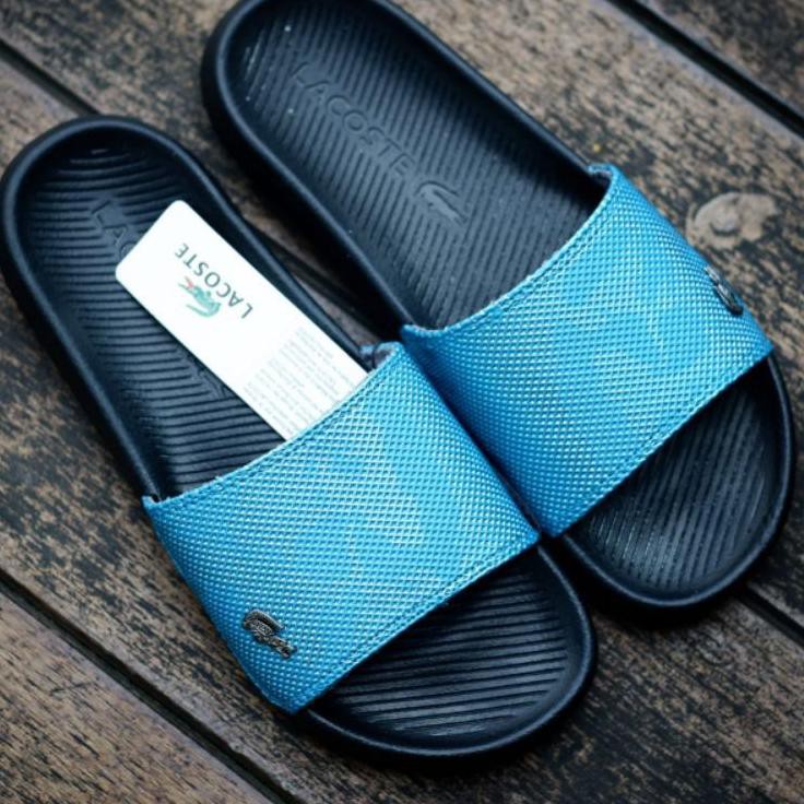 Giày Sandal Lacoste. Oqs210 Chính Hãng Màu Xanh / Đen Cho Nam Nữ