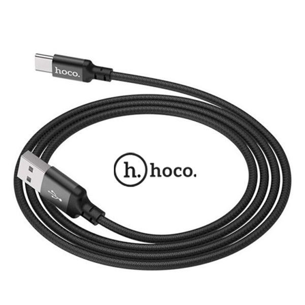 Cáp sạc nhanh, dây sạc iphone HOCO X14 Lightning 2.4A chất liệu nhựa nhiệt dẻo chịu nhiệt, đàn hồi tốt, chống đứt gãy