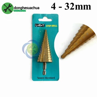 Mũi khoan tháp thẳng đuôi lục giác 4-32mm l+r+t lrt-kt03