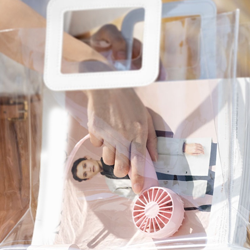 Quạt 3 Bánh Răng 1500mAh Mini Cầm Tay Cổng USB Dùng Cho Văn Phòng / Phòng Gym / BBQ / Du Lịch / Phòng Gym