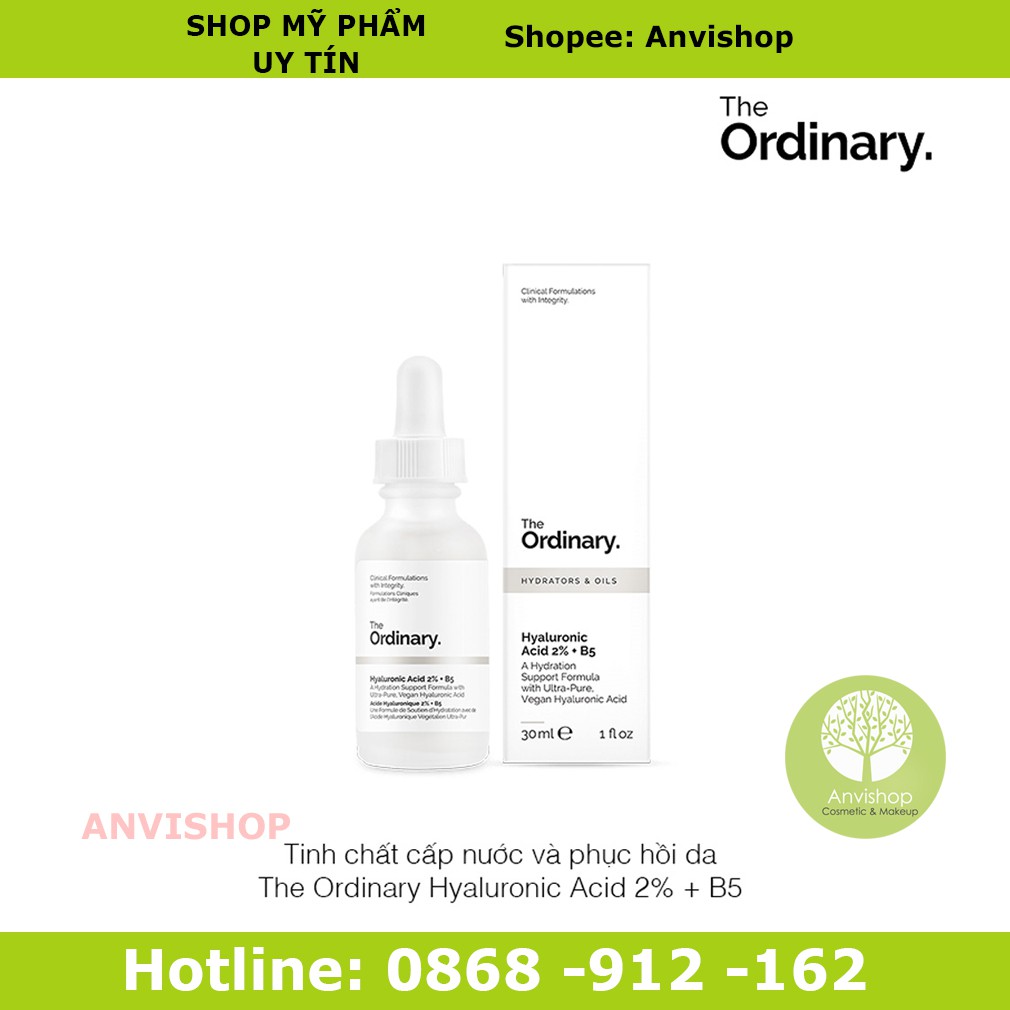 Serum The Ordiany Hyaluronic Acid 2% +B5 đủ bill