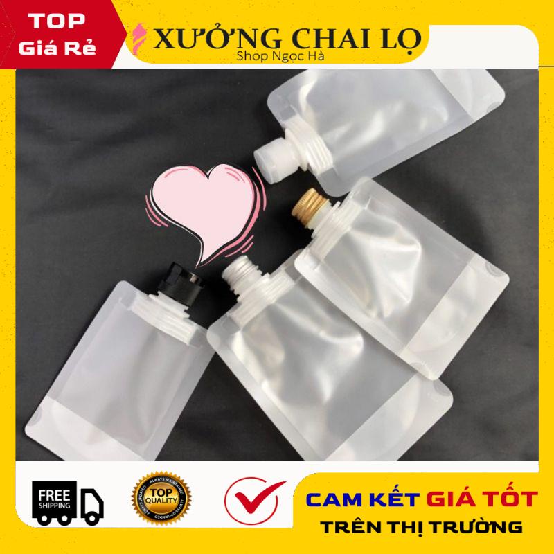 Chai Chiết Mĩ Phẩm ❤ GIÁ RẺ NHẤT ❤ Túi Chiết Dầu Gội, Sữa Tắm, Mĩ Phẩm 30ml,50ml,100ml Có Thể Tái Sử Dụng