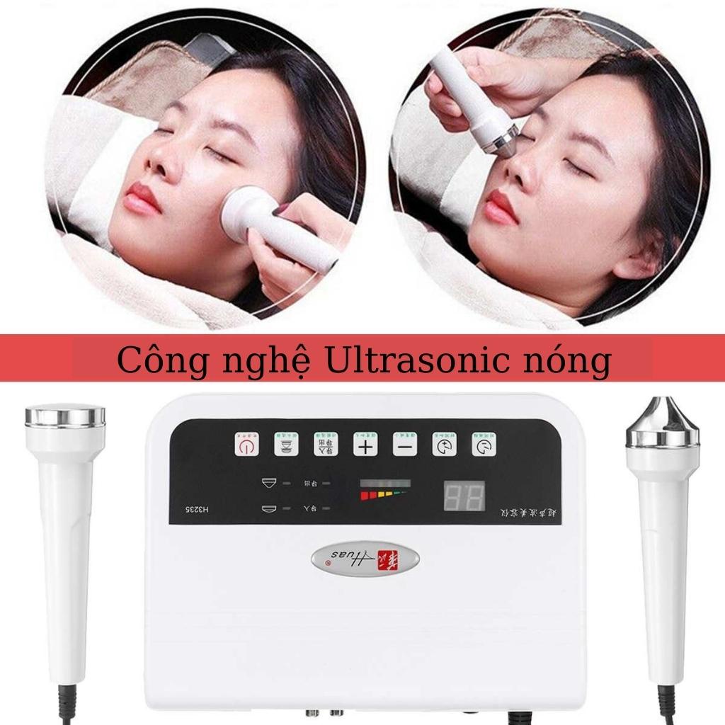 Máy hút chì thải độc da, thải chì massage mặt, điện di tinh chất (tặng viên thải chì) - Dinh Dinh máy làm đẹp