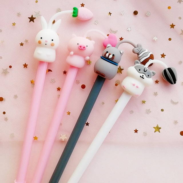 Bút bi nước heo thỏ có ăngten