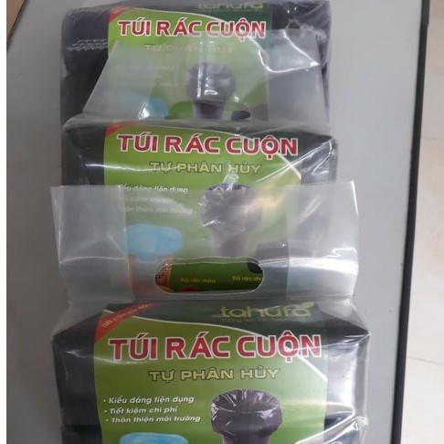 SIÊU RẺ - 1KG TÚI RÁC TỰ HỦY SINH HỌC SIÊU TIẾT KIỆM (set 3 cuộn)