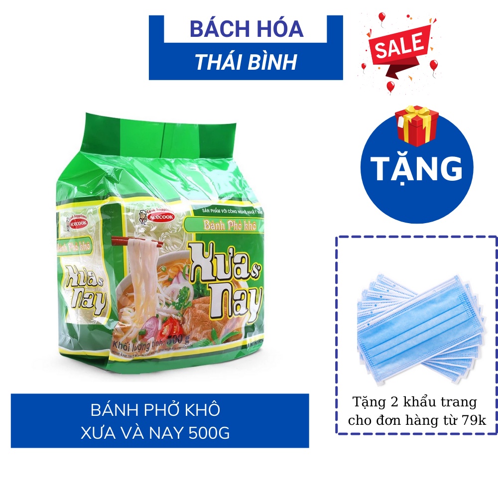 Bánh Phở Khô Xưa Và Nay Acecook Gói 500g