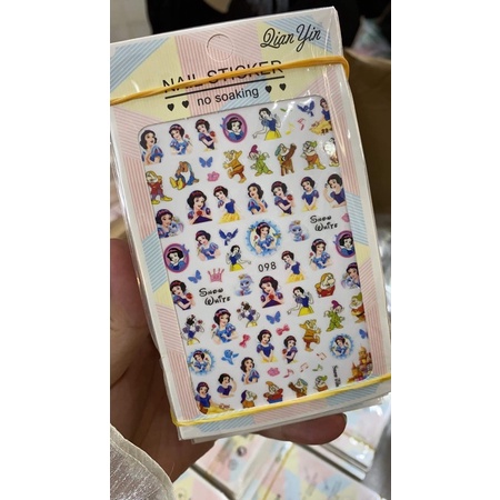 hình dán móng sticker(dán trực tiếp lên móng)