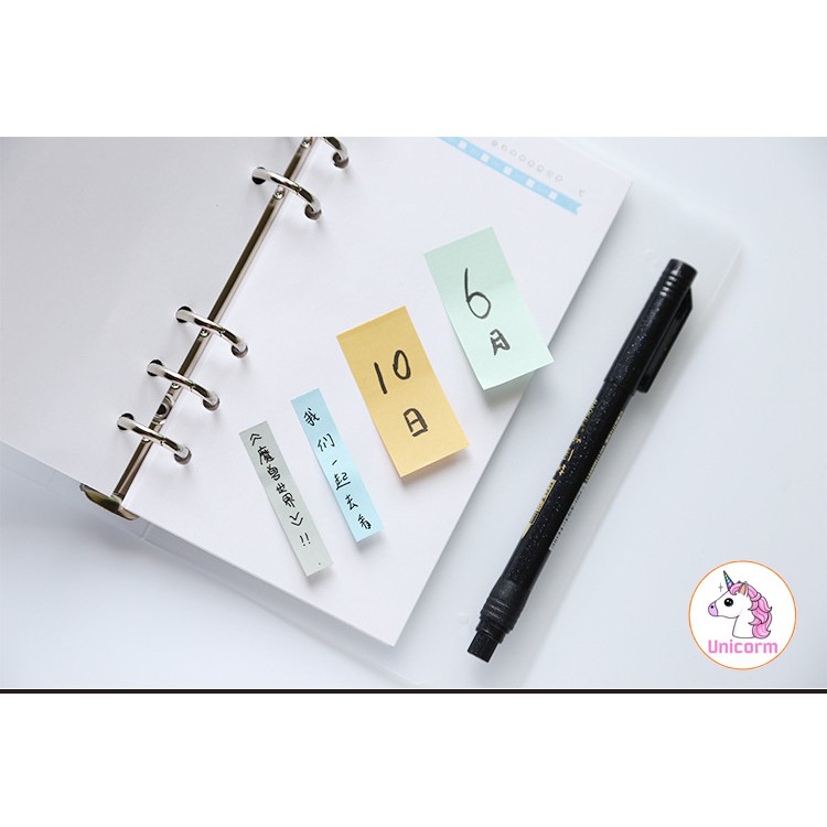 Giấy ghi chú - note bookmark sổ còng