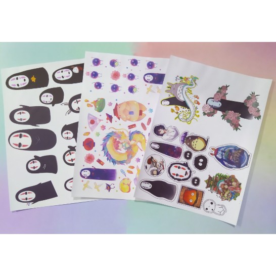 sticker vô diện A4 không bế S4A11 sticker cute sticker dễ thương