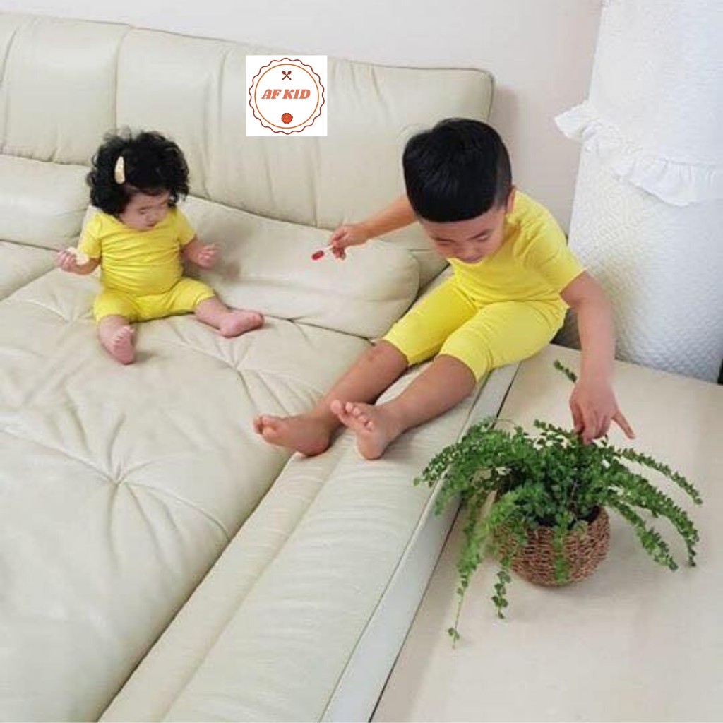 Bộ Minky Mom Cho Bé  Bộ Đồ Lửng Multicolor Cho Bé Trai Bé Gái  Chất Thun Lạnh Siêu Mềm Mịn Cho Bé Thoải Mái Vui Hè